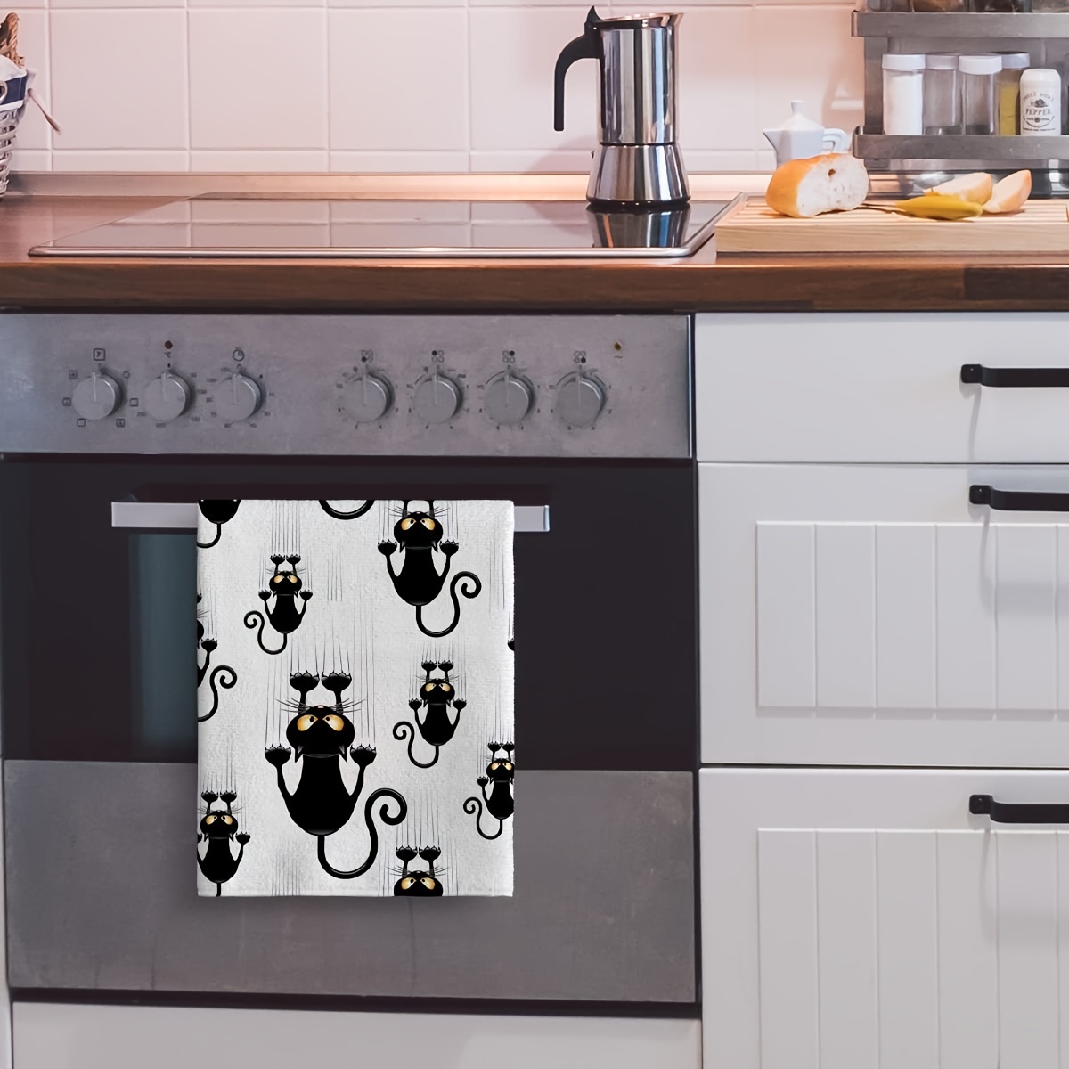 Black Kitchen & Dish Towels