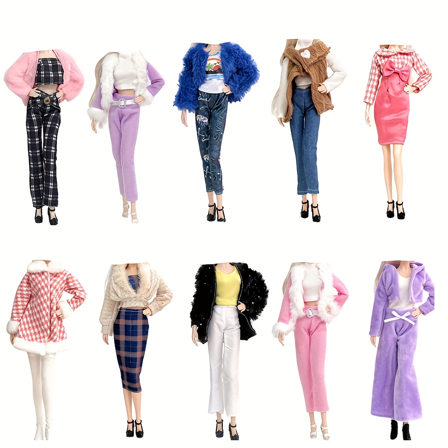 Barbie Fashionistas Kit vêtements Barbie & Ken, 2 tenues pour poupé