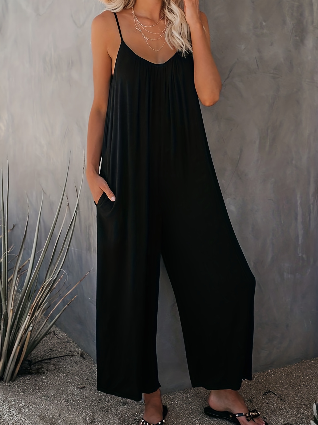 Plus Size Women Strappy Loose Dungarees Jumpsuit Oversized Romper Baggy  Overalls | eBay