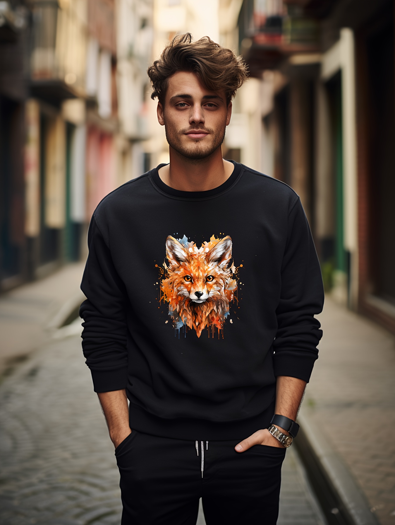 Pull 2025 renard homme