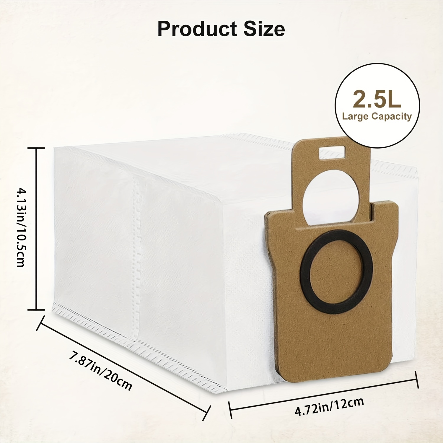  Dust Bag for Xiaomi X10+, Dreame L10s Ultra, L10 Ultra, S10 Pro  Robot Vacuum, 3L Large Capacity Auto-Seal Replacement Bag Accessories, 12  Pack : Home & Kitchen