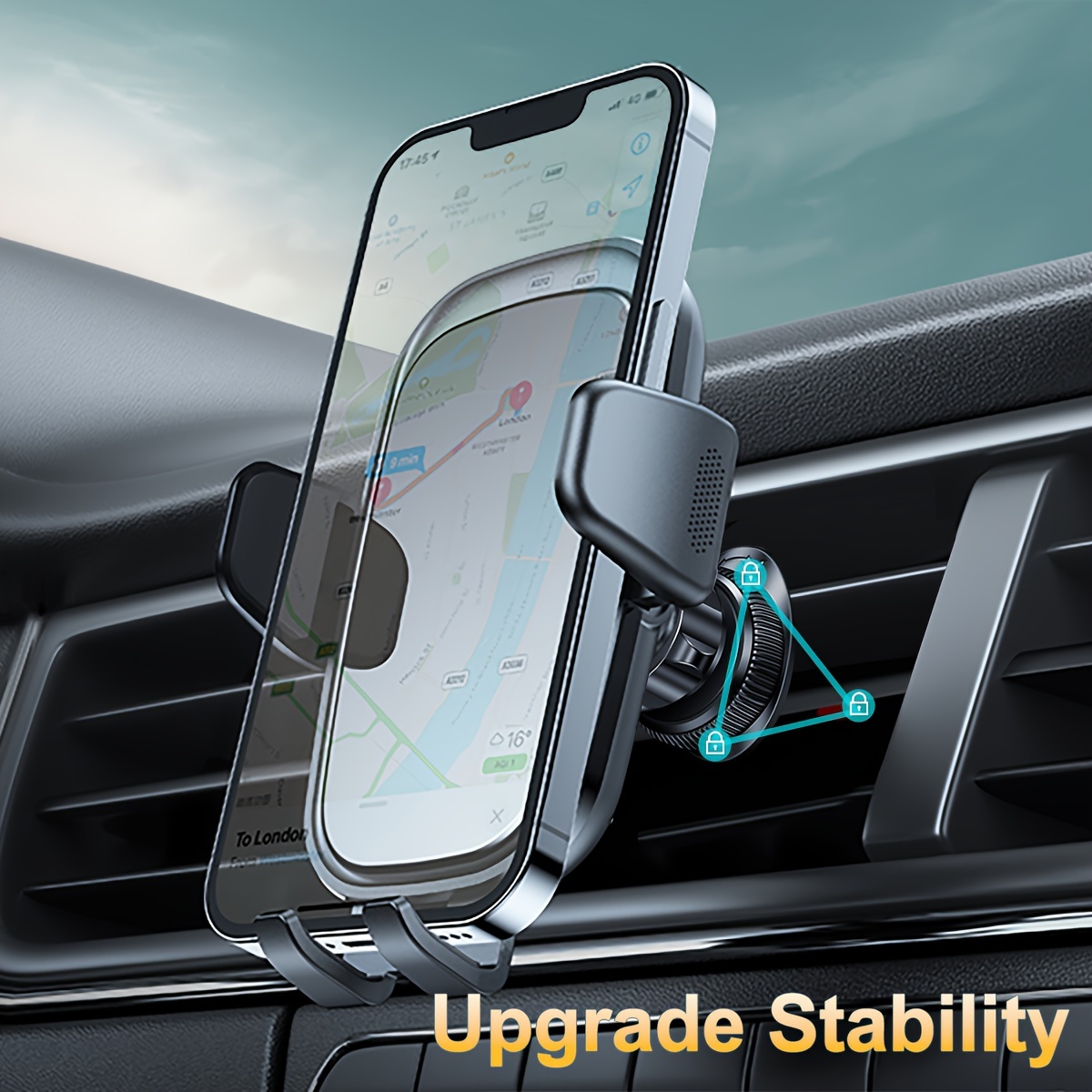 Universal Phone Mount Car Upgraded Clip Cell Phone Holder - Temu