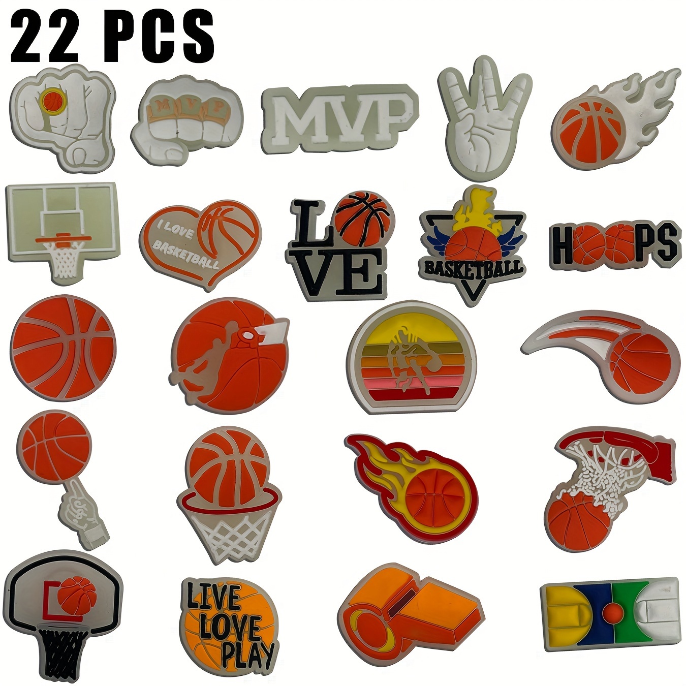 22 Pcs Luminous Basketball Series
