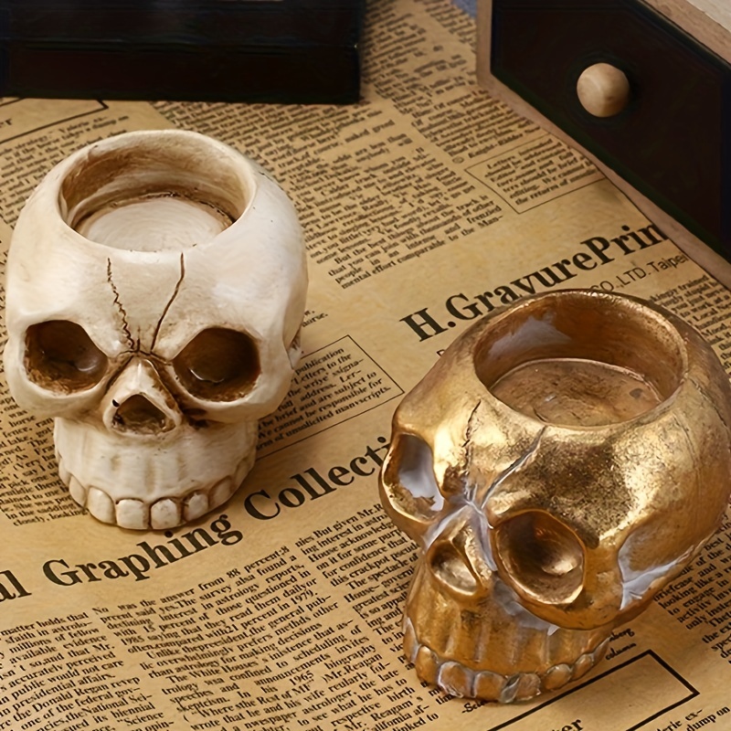Mindful Skull Design Candle Warmer For Wax Melts Tarts - Temu