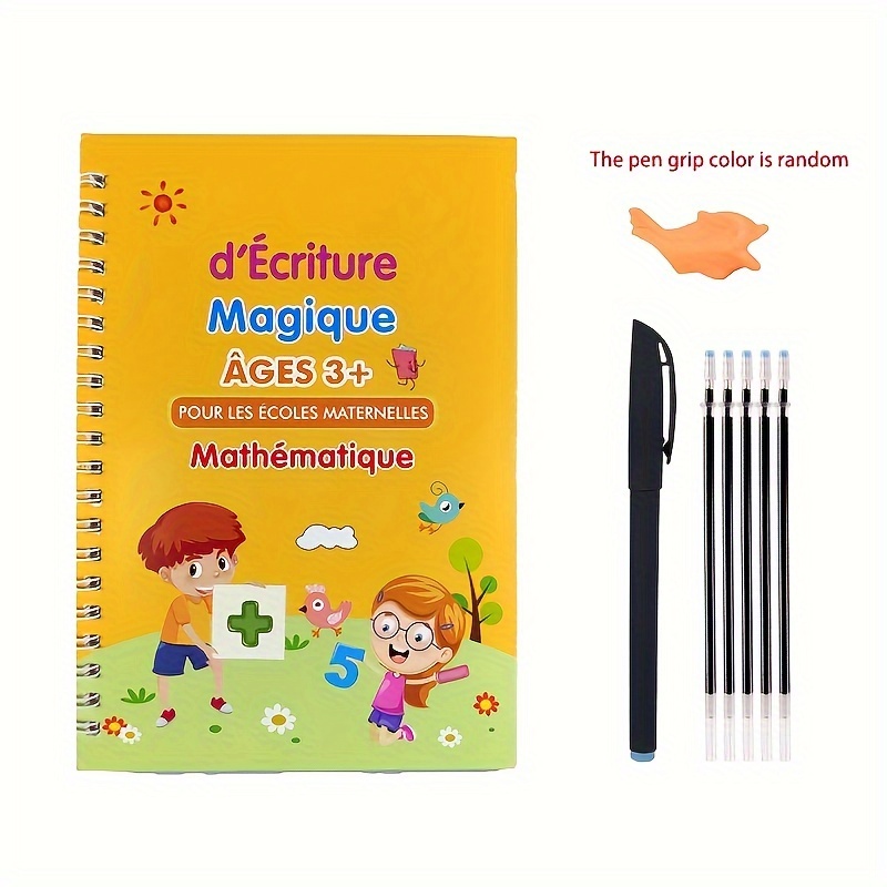 Acheter Cahier d'exercices d'écriture mathématique, cahier de pratique  magique, cahier d'écriture de calligraphie, livre pour enfants