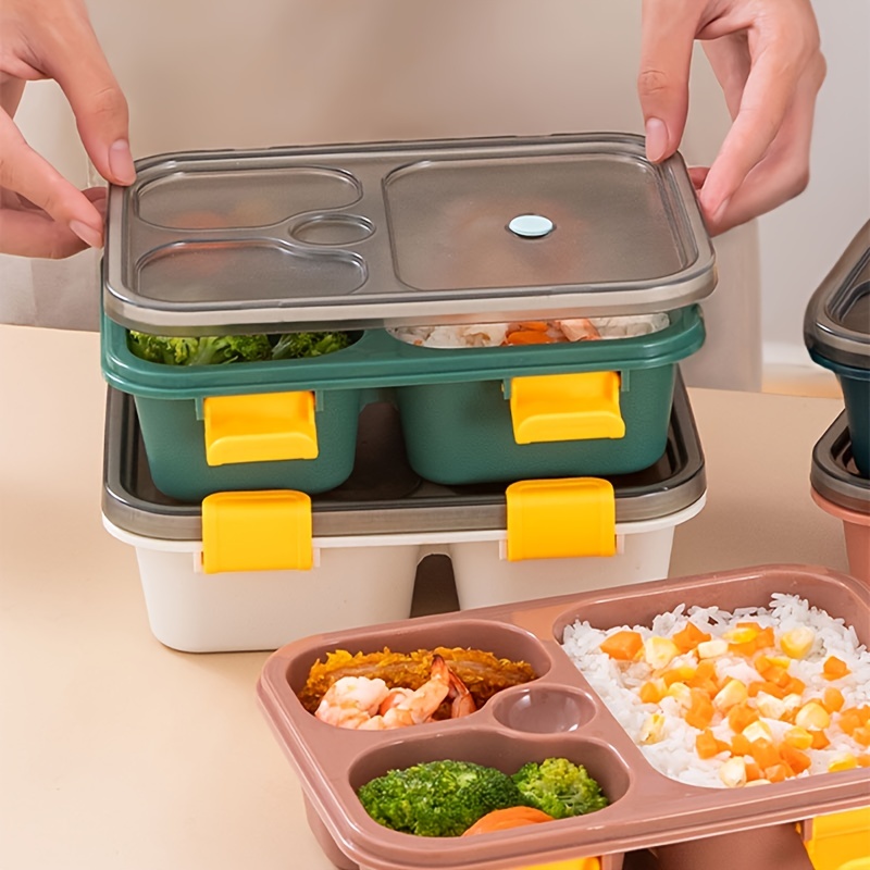 Reusable 3-Compartment Plastic Divided Food Storage /Bento Lunch Box, -  China Plastic Lunch Box and Lunch Box price
