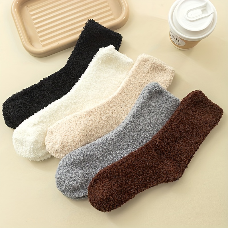Women's Winter Super Soft Non Slip Warm Cozy Fuzzy Socks - Temu Canada