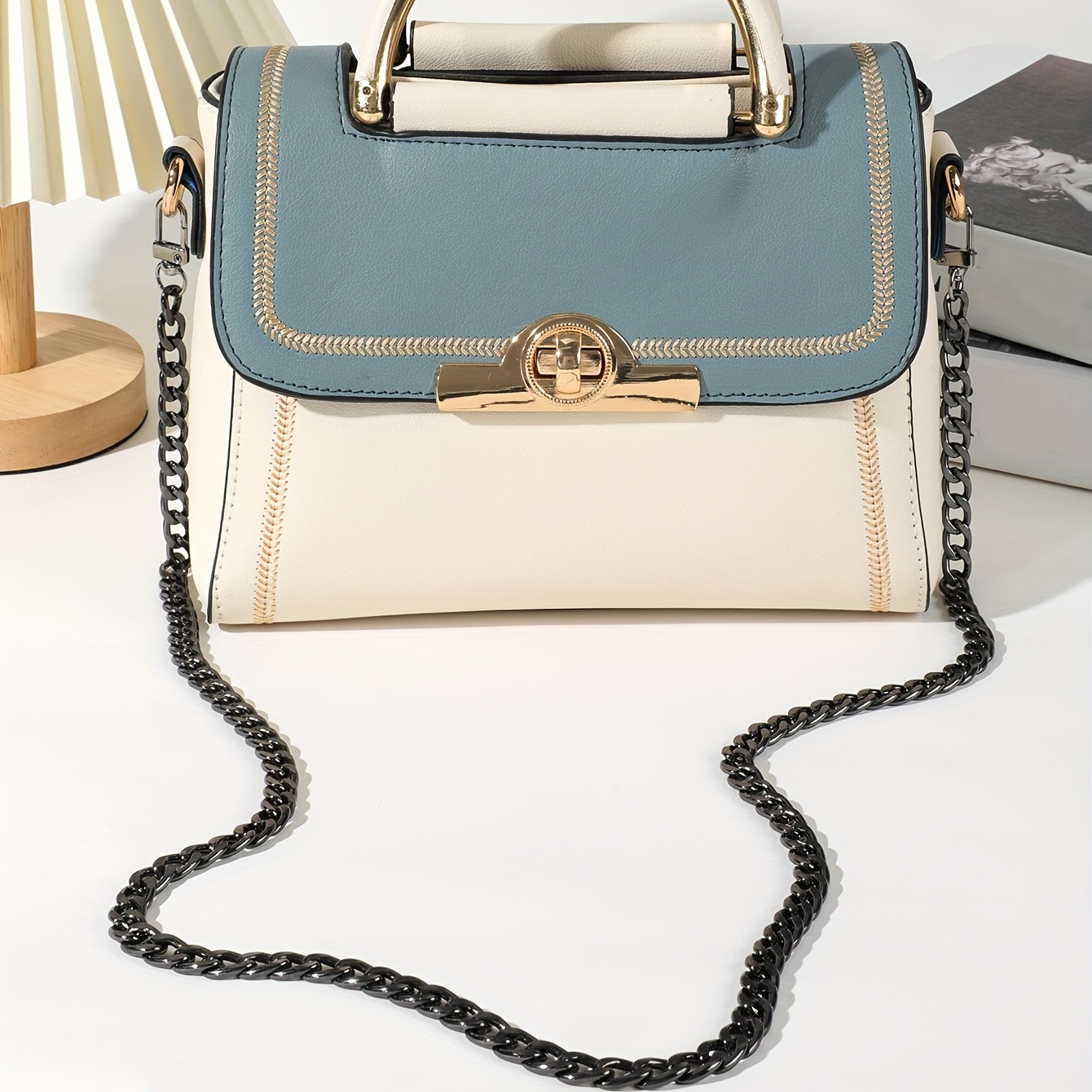 Simple Women's Bag Accessories Chain With Metal Buckles Iron Bag