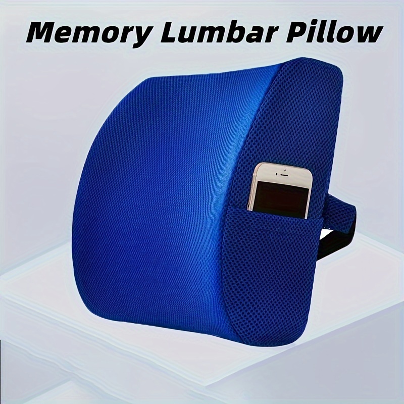 Memory Foam Lumbar Support Back Cushion Firm Pillow for Computer/Office  Chair Car Seat Recliner Lower Back Pain Sciatica Relief - AliExpress