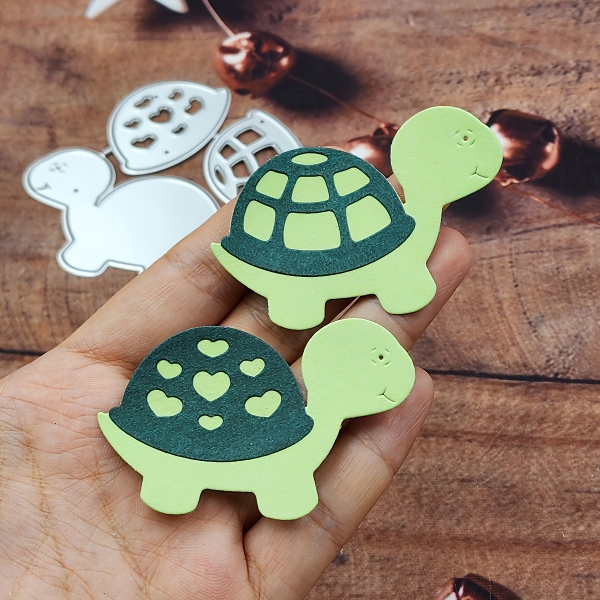 

1pc Metal Die Cut, Metal Cutting Die For Paper Card Making Scrapbooking Diy Cards Photo Album Craft Decorations, Turtle