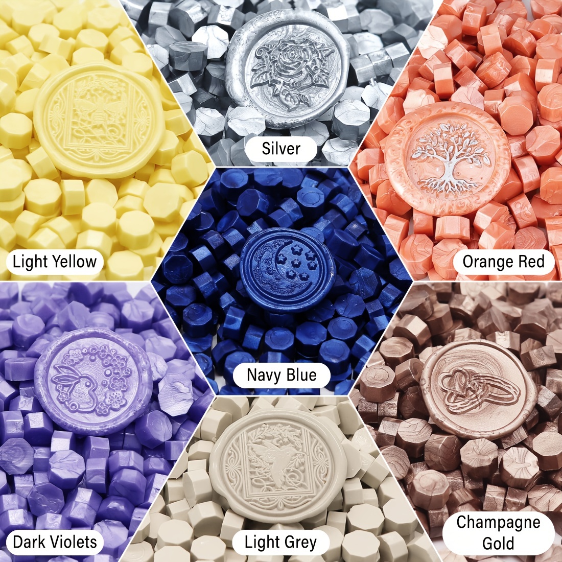 Mixed Colors Sealing Wax Beads Nuggets for Wax Seal Stamp - for Cards  Envelopes, Wedding Invitations, Wine Packages, Gift Wrapping