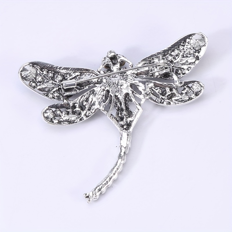Insect Dragonfly Rhinestone Brooch for Clothing