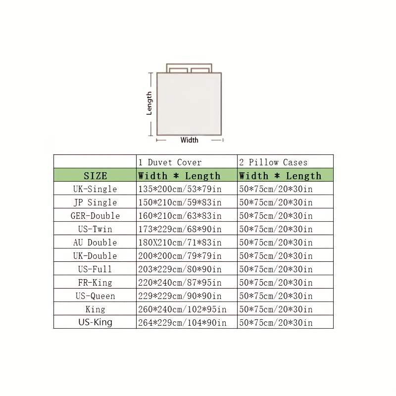 3pc Solid Duvet Cover Set Soft & Breathable Double Matching Bedding