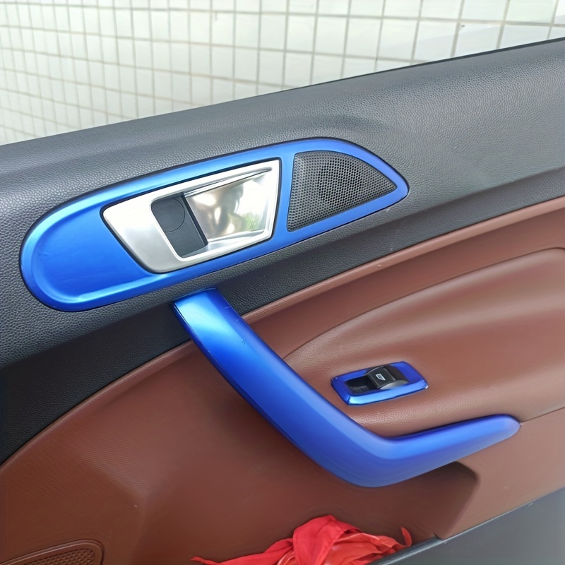 Kaufe Auto-Türgriff-Panel-Rahmen-Aufkleber-Abdeckung für Ford Fiesta MK7  2009–2013 Ecosport 2012–2017 Innenzubehör