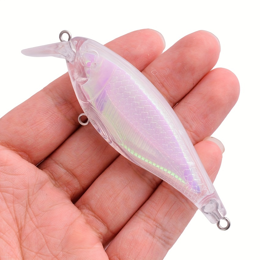 Blank Hard Lures Kit Unpainted Fishing Baits Sets Crankbait Wobblers  Freshwater Fish Lure Wobblers Minnow Lure Bodies Fishing Tackle