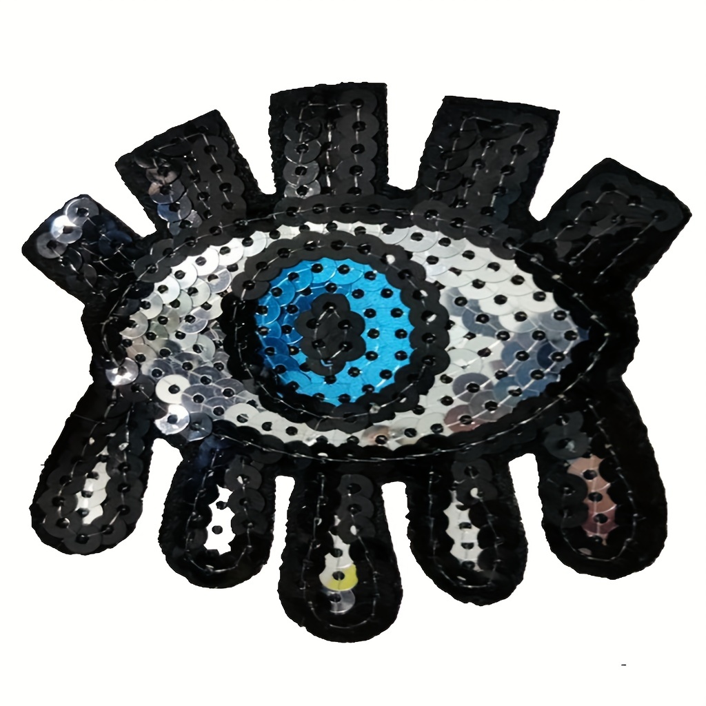 Evil Eye Patch, Iron on Eye, Evil Patches - Evil Eye Iron On Patches, Third  Eye Patch: Stylish Decor for Jackets, Clothing, Dress, Jeans, Hat