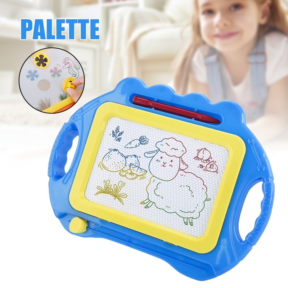 Magnetic Drawing Doodle Board Writing Painting Pen Toys Kids