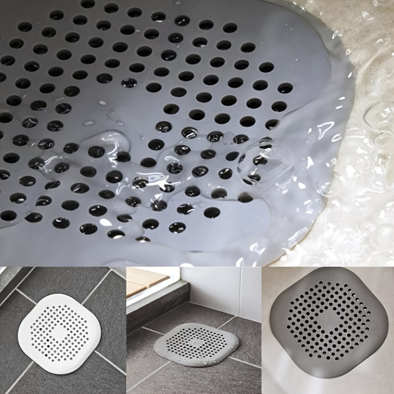 Shower Drain Cover Drain Hair Catcher Stickers Sewer Drains Filter Bathroom  Floor - China Plastic Bathroom Floor Slip, Bathroom Floor Leakage Post