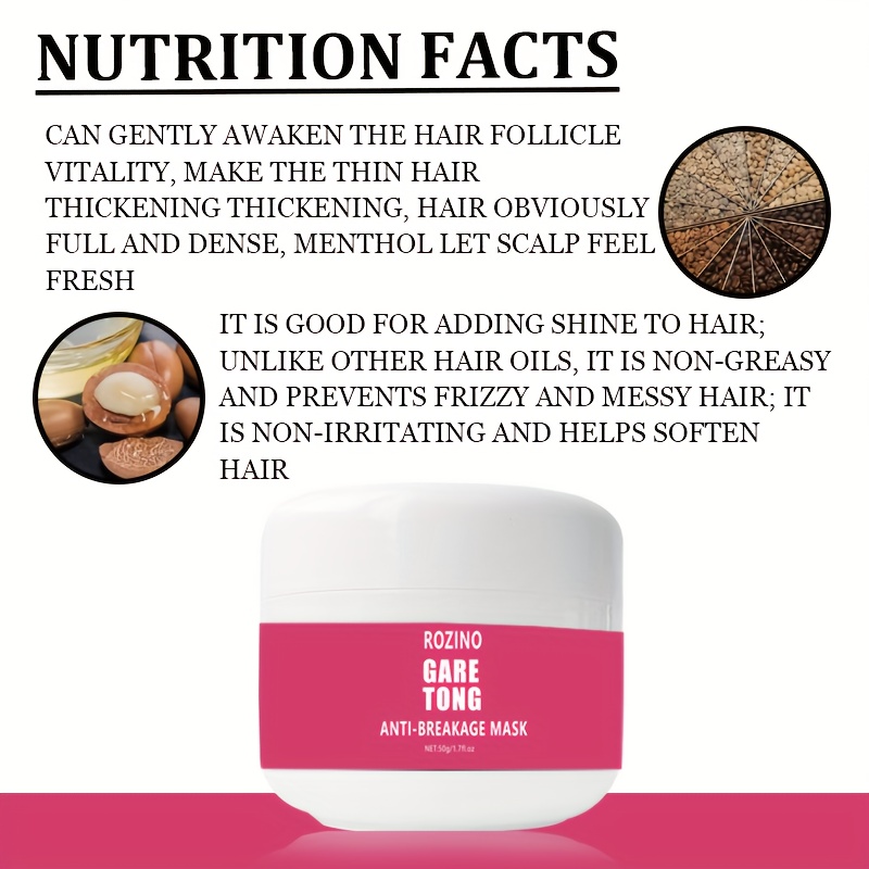 Keratin Essence Hair Mask with Morocco Essence & Coffee Extracts