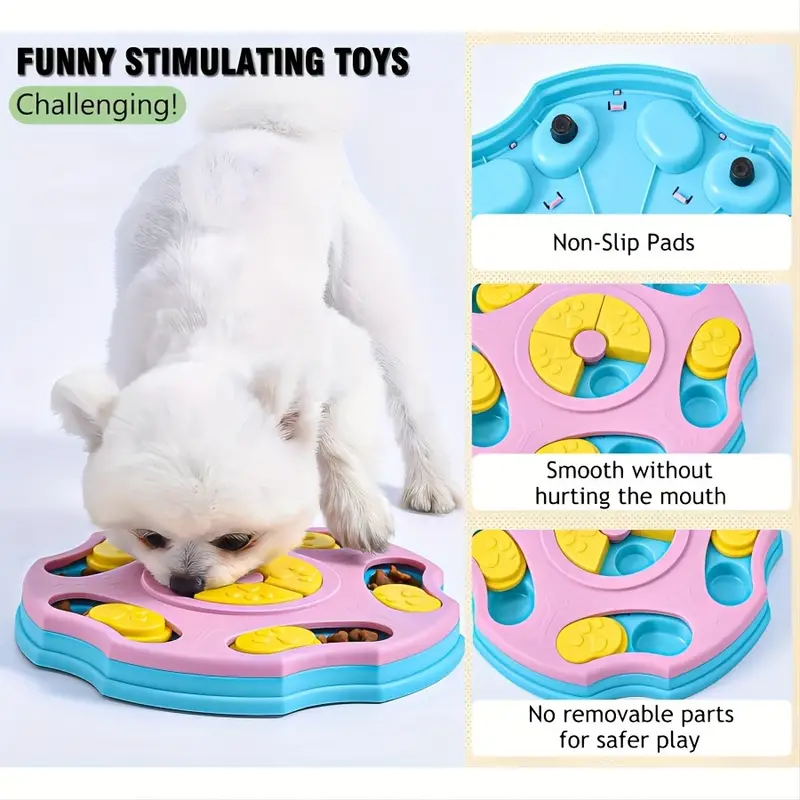 1pc Dog Puzzle Toys, IQ Training And Brain Stimulation Dog Enrichment Toys,  Interactive Mental Stimulation Toys As Gifts For Cats, Small, Medium And L