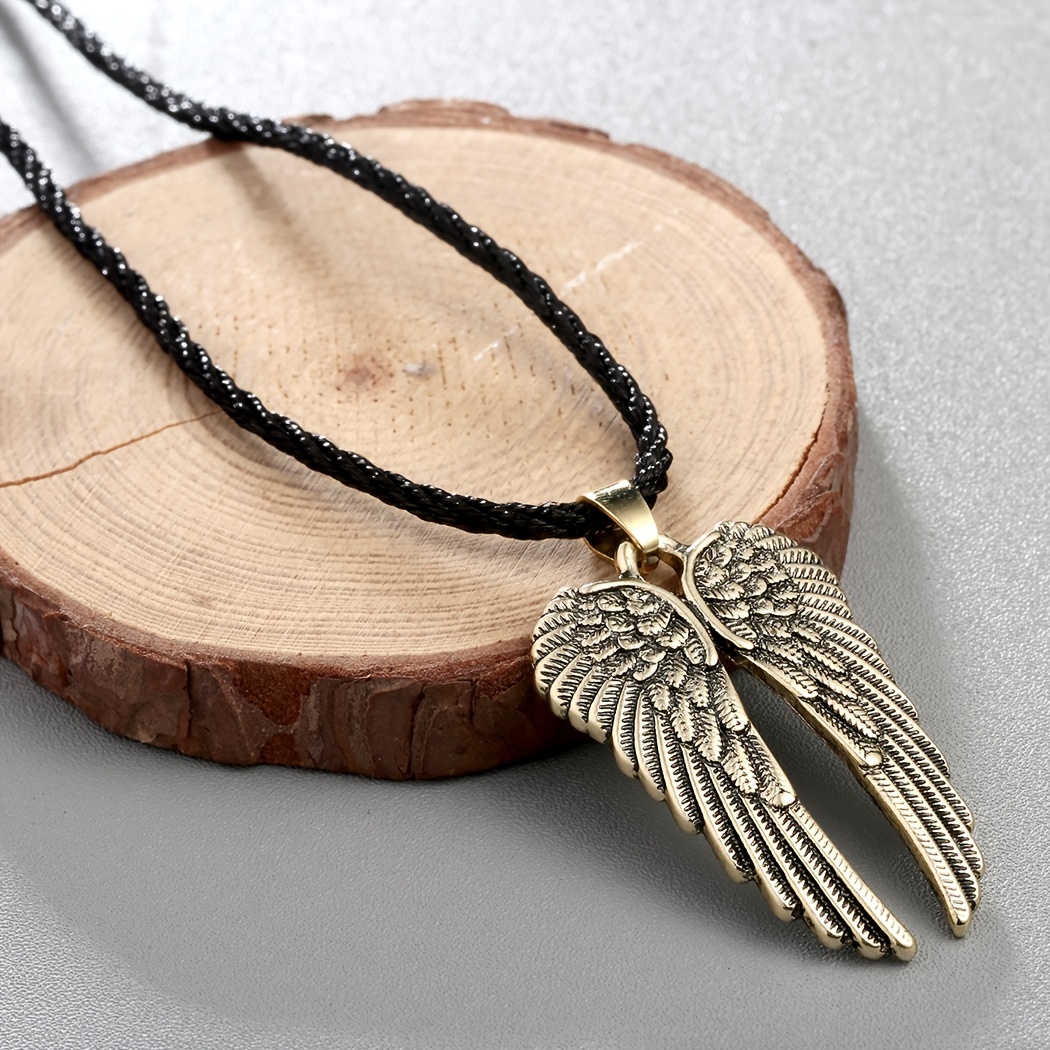 Mens hot sale wing pendant