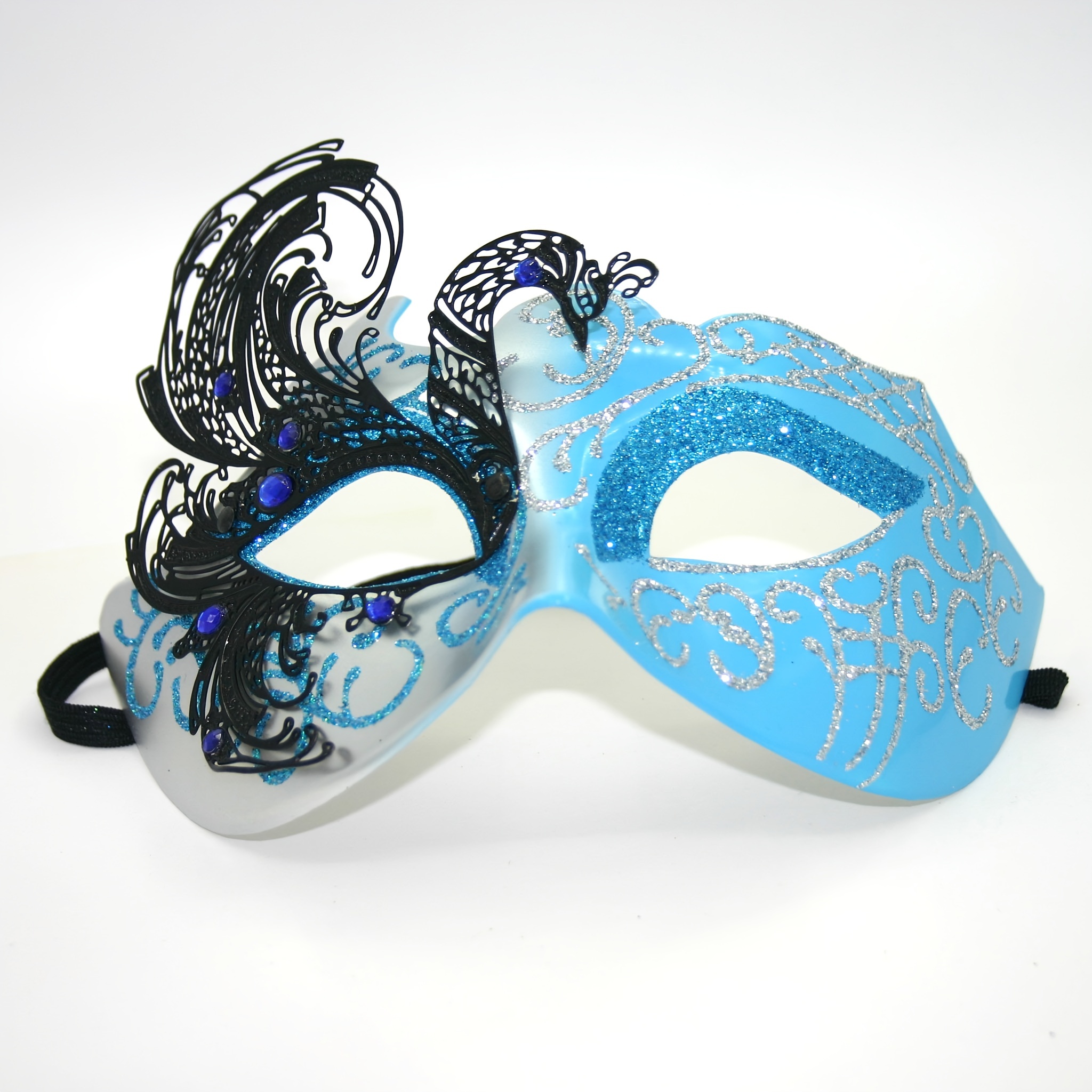 1pc Máscara Patrón Llamas Pintadas Máscara Carnaval Máscara - Temu