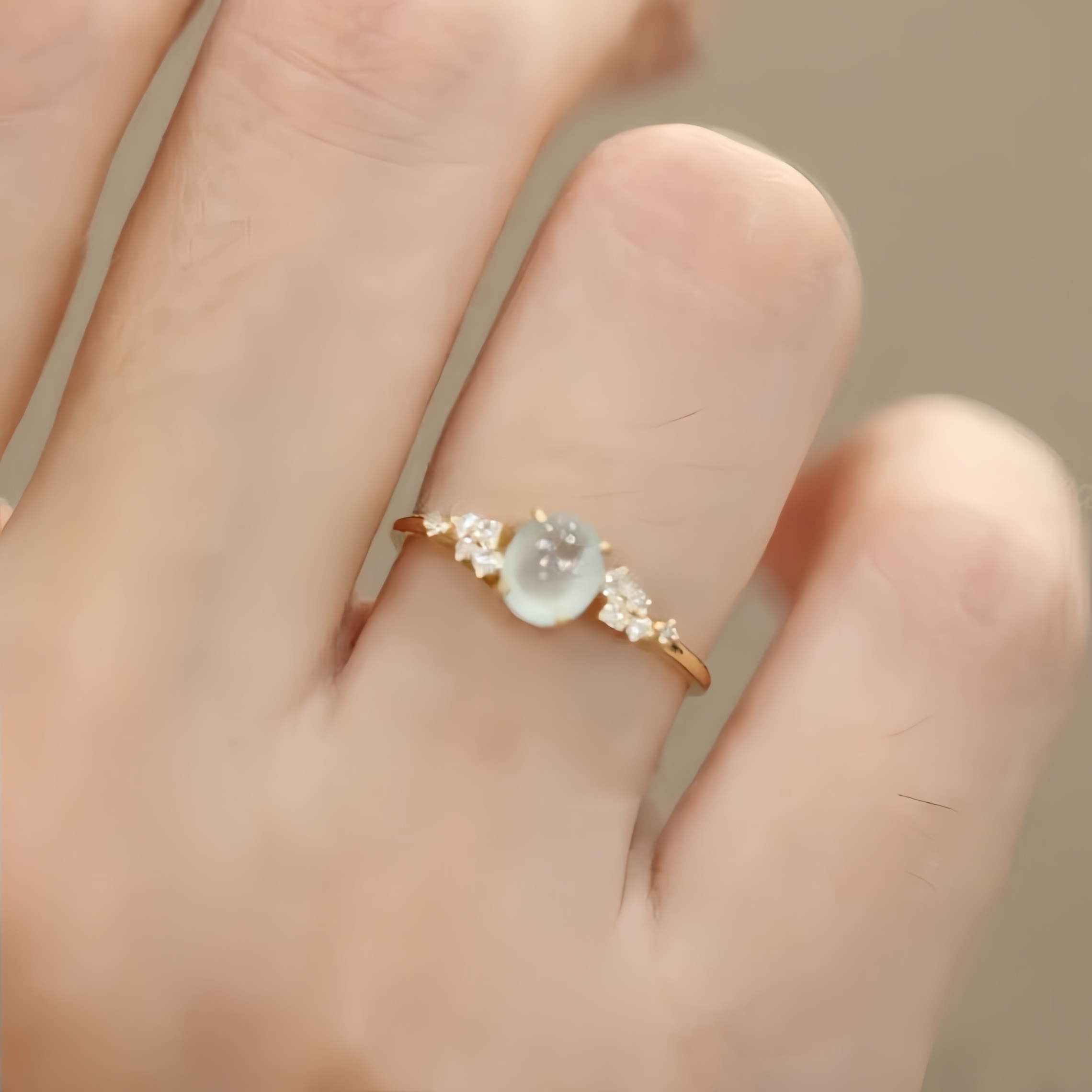 Simple elegant sale promise rings