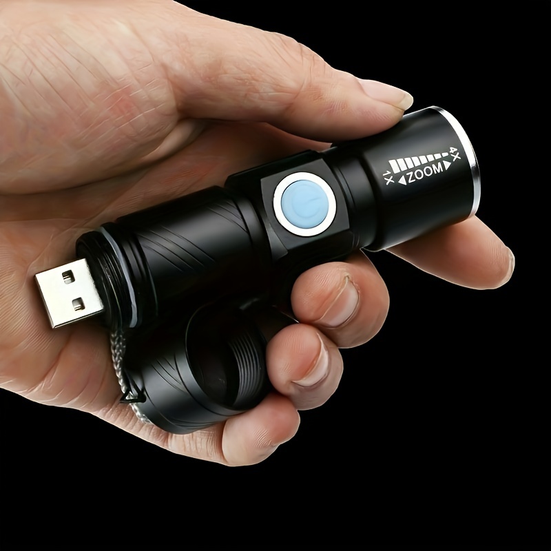 U2 linterna UV recargable 395nm luz negra antorcha luz negra 10W lámpara  LED ultravioleta con cable de carga micro USB