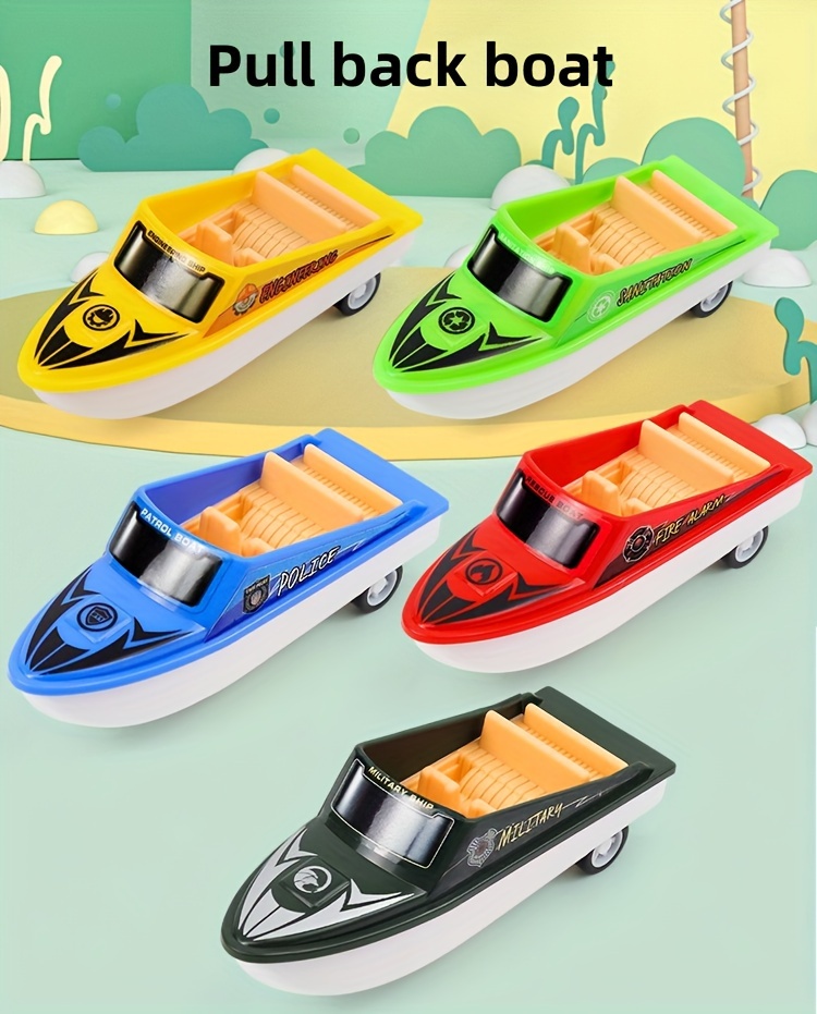 Customizable toy boat. Fishing boat. Crab boat, 3D printed, from  biodegradable PLA plastic. For play time, pool time, bath time.