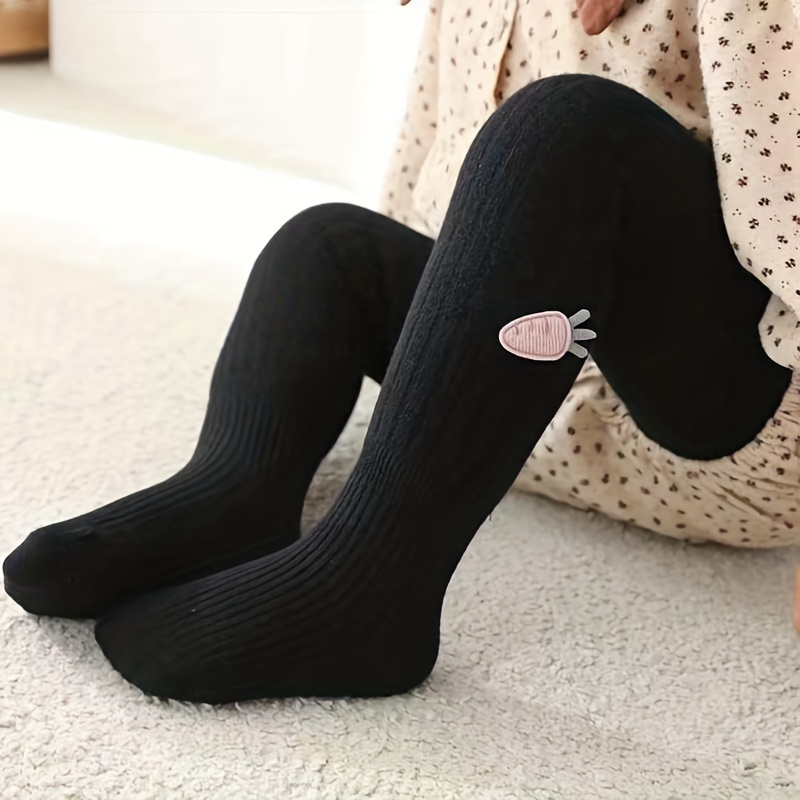 Girls Plain Color Leggings Socks Breathable Comfortable - Temu Canada