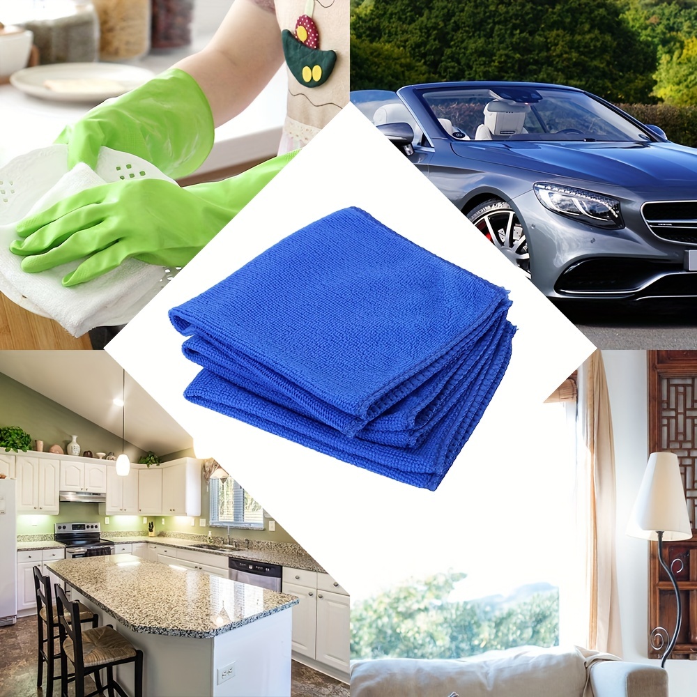 2 Rolls Car Cleaning Towel Microfiber Cleaning Wash Rags for Polishing  Detailing