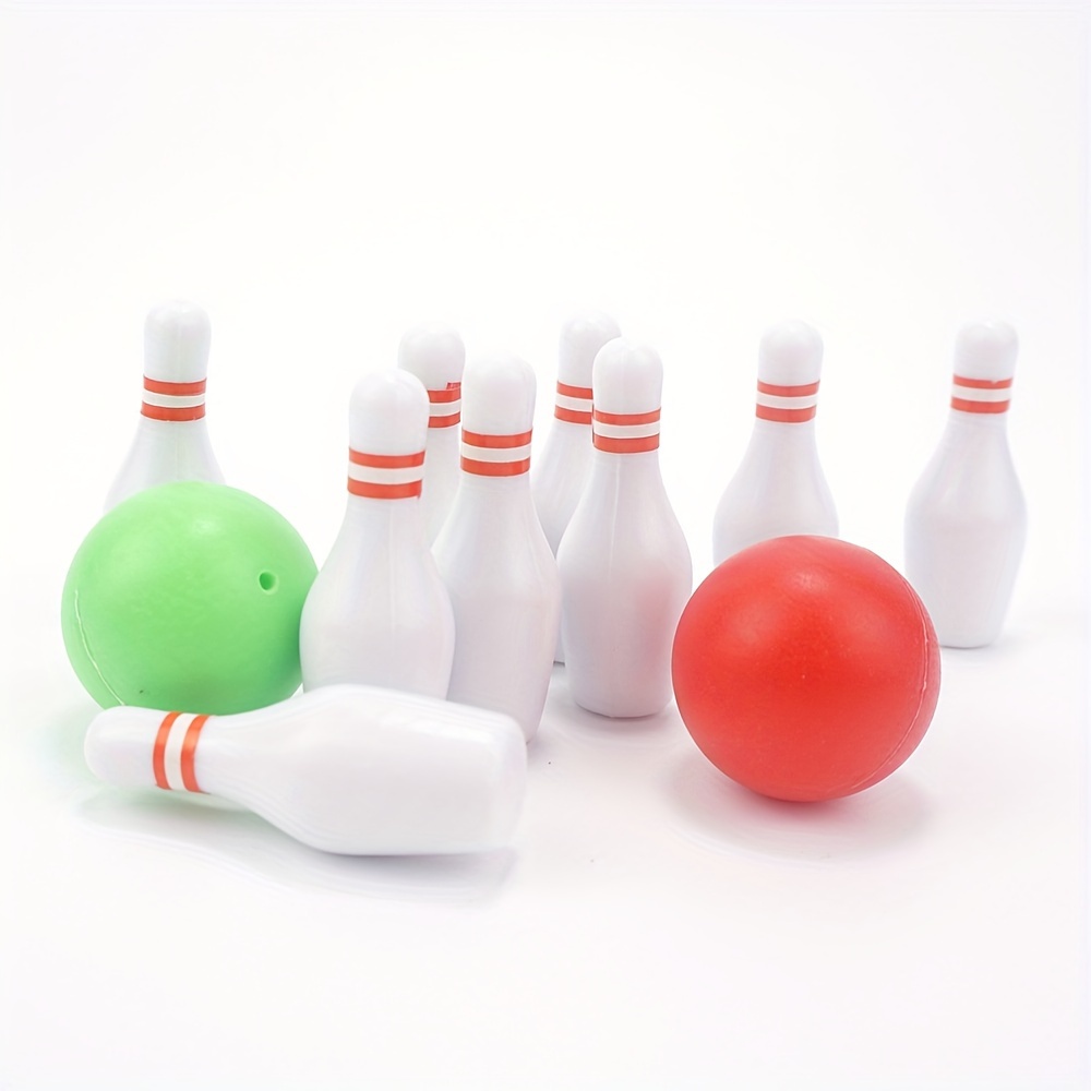 Mini Bowling Game Set,wooden Mini Bowling Set For Home Office Desk Toys  Stress Relief Gadgets,gifts For Men Women Teens Coworkers