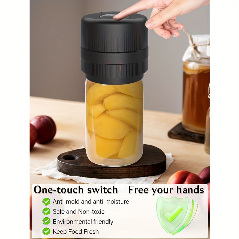 Electric Mason Jar Vacuum Sealer Kit Food Vacuum Saver For - Temu