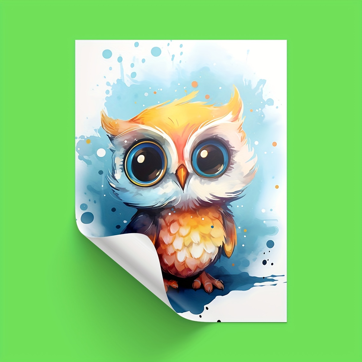 animated baby owl