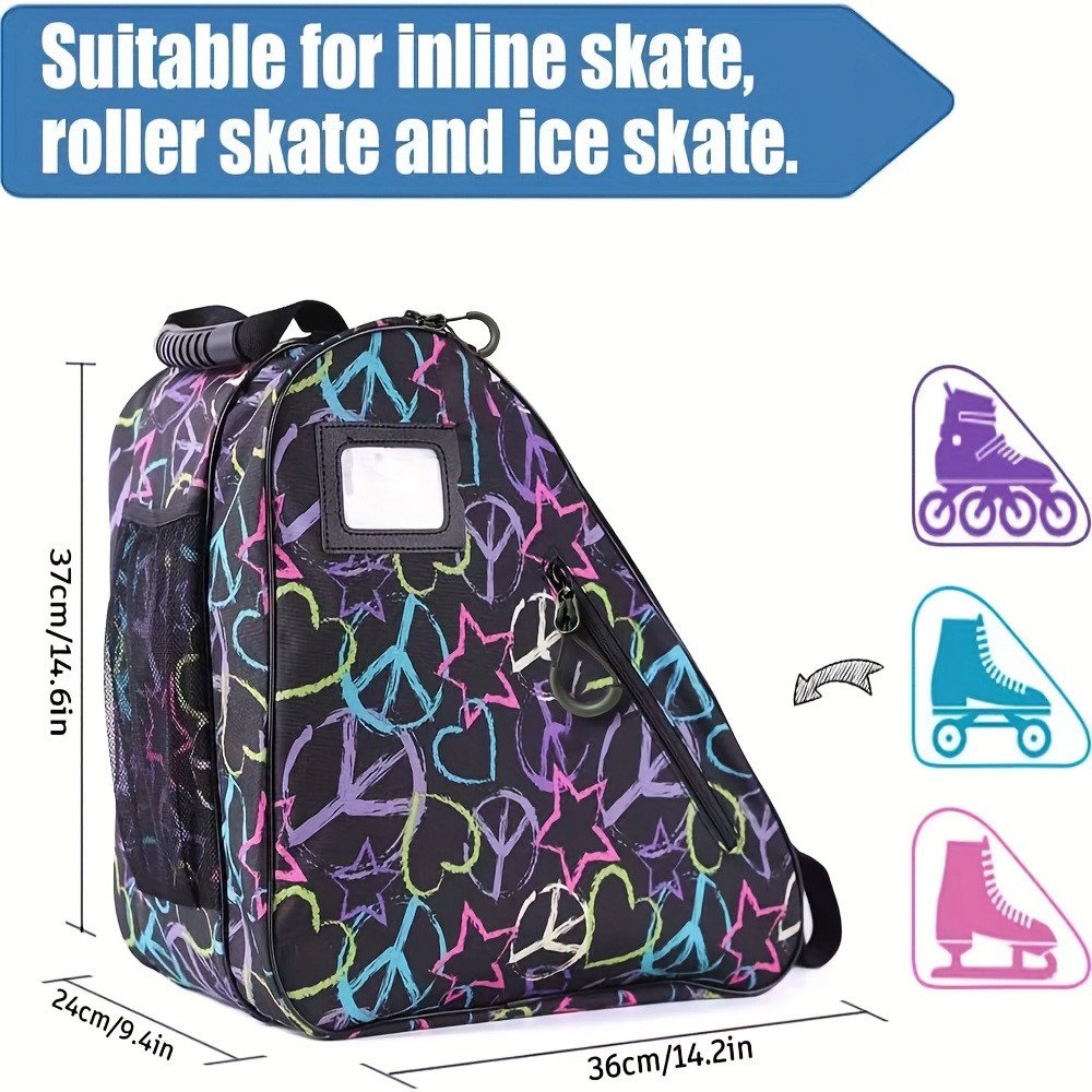 Skating Shoes Storage Bag, Very Suitable For Roller Skates, Ice Skates,  Quad Skates, Inline Skates, Roller Skates, Figure Skates & Ice Hockey  Skates