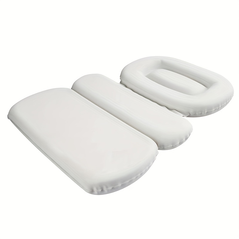 1pc Suction Cup Anti-slip Waterproof Sponge Bath Pillow/ Tub