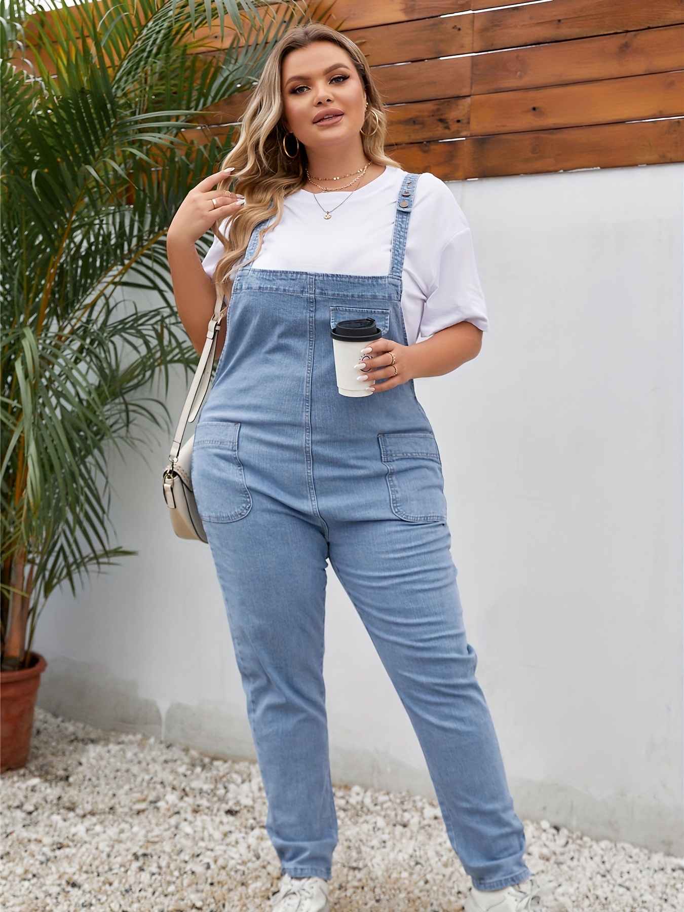 Overall jeans clearance big size