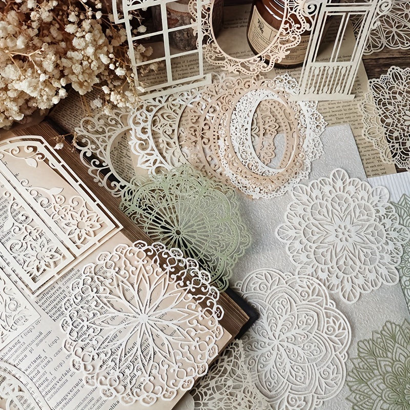 Scrapbook Embellishments, Lace Paper Vintage Scrapbook Supplies Vintage  Scrapbook Cutouts Paper Lace 40PCS Vintage Lace Paper Vintage Frames for  Scrapbooking Paper Crafting Supplies Junk Journal Paper - Yahoo Shopping