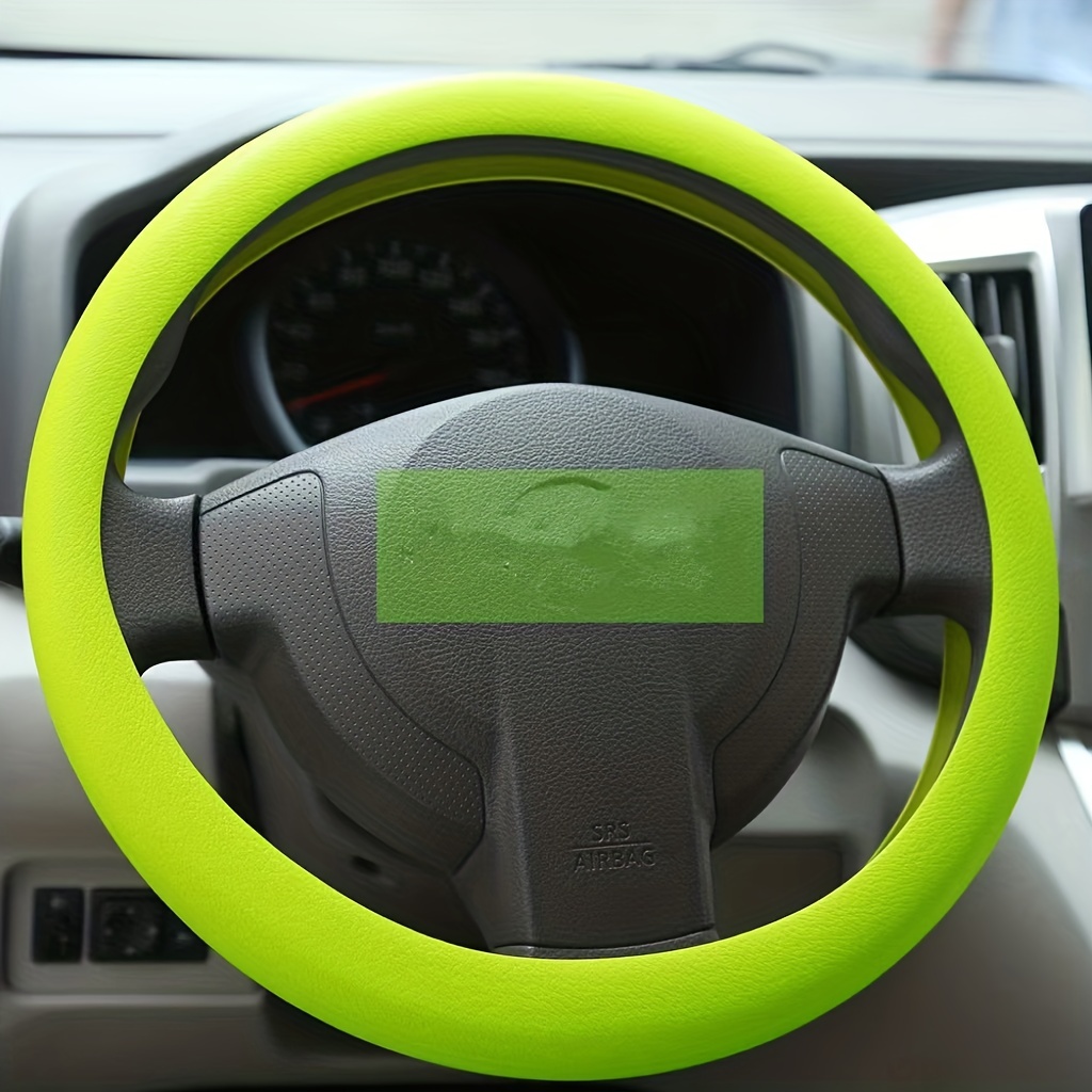 Universal Car Silicone Steering Wheel Cover Elastic Non slip - Temu