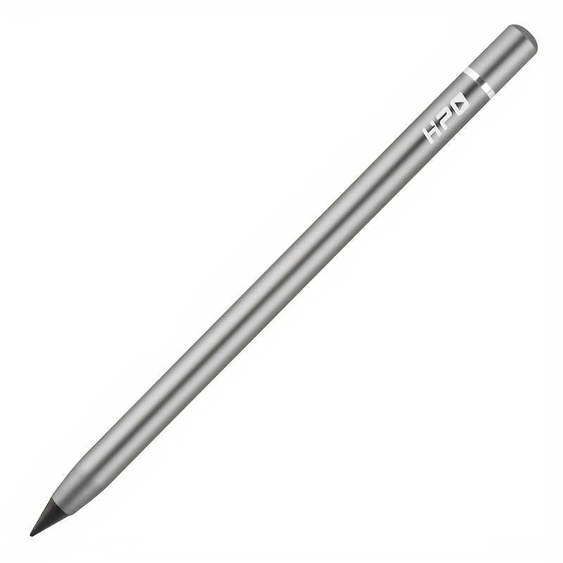 1pc Writing Pencils That Do Not Sharpening Replaced With Metal Pen Tips And Hidden Erasers
