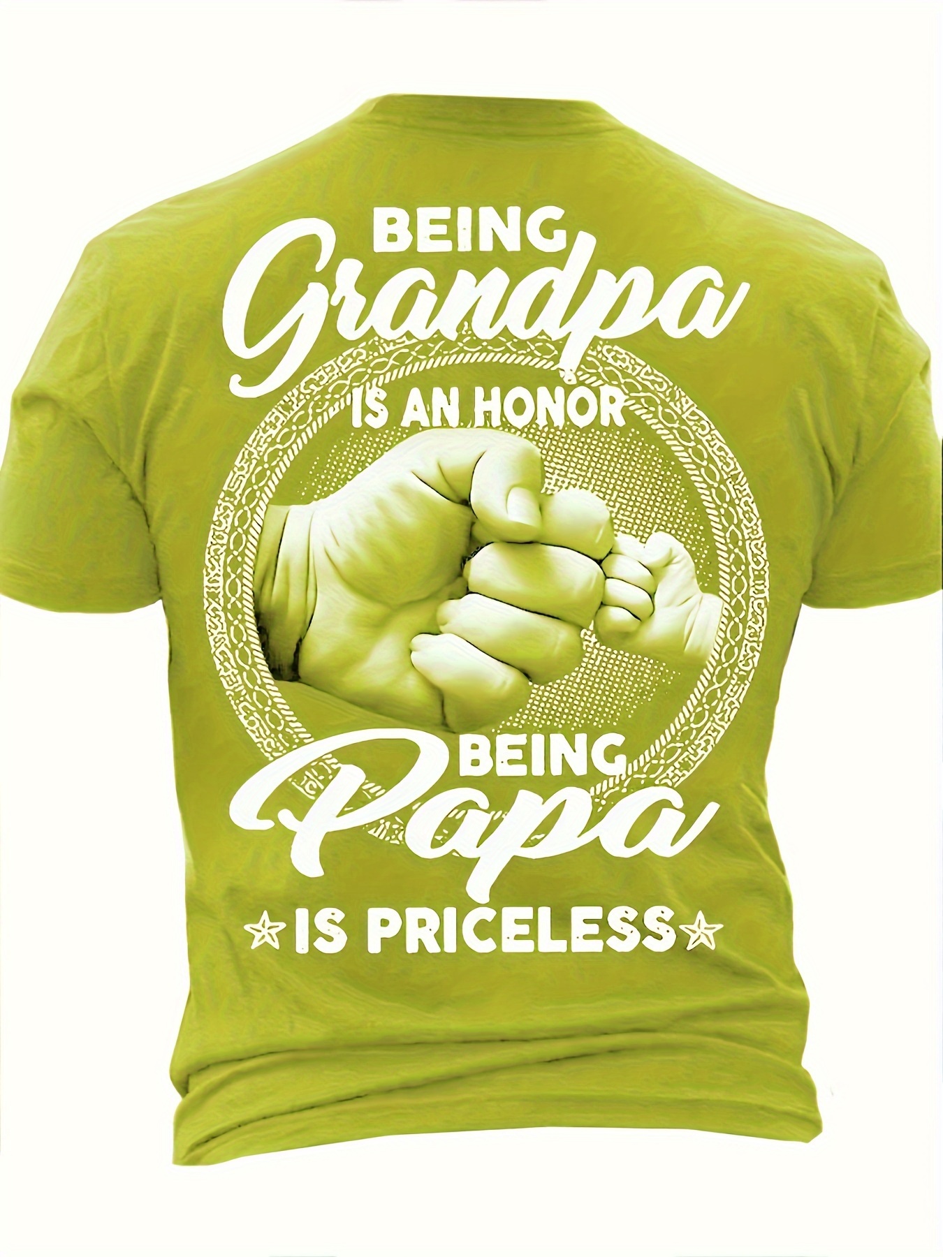 Unisex Tee T-shirt Love Grandpa Shirt Letter Printed Grandpa's
