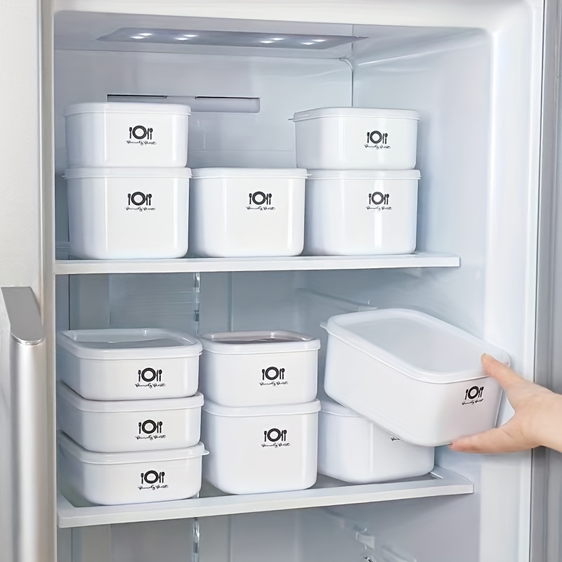 Alimentos Congelados En El Refrigerador Doméstico. Almacenamiento