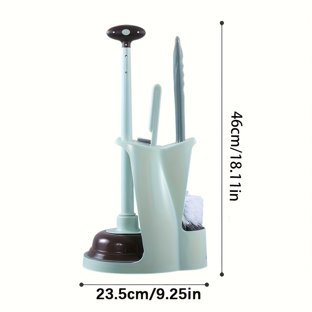 BROSSE + VENTOUSE WC AVEC SUPPORT