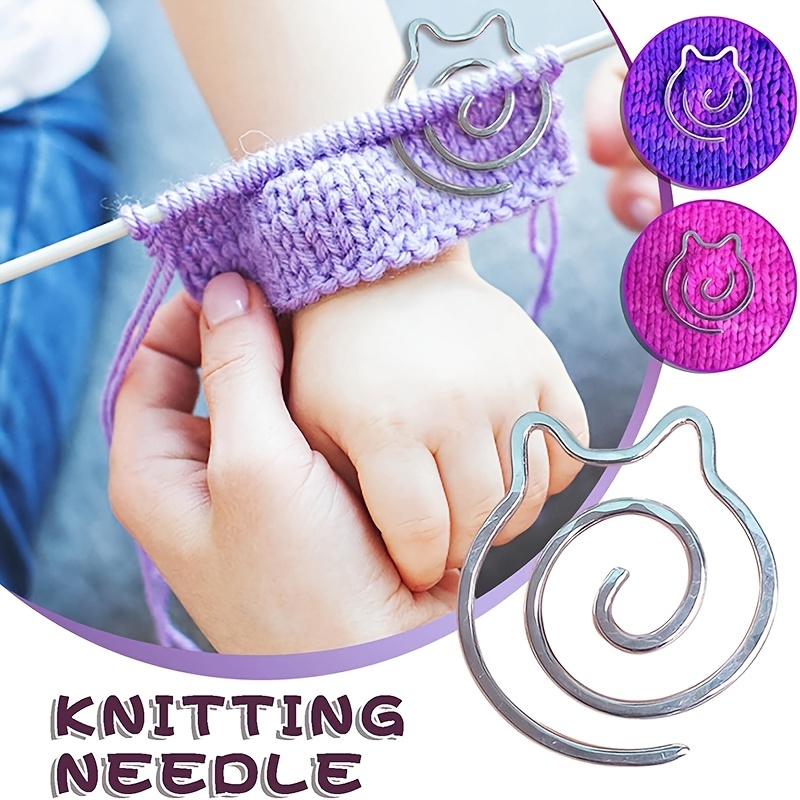 Spiral Cable Needle Knitting Needle Stitch Holder Cable Knitting Needle US