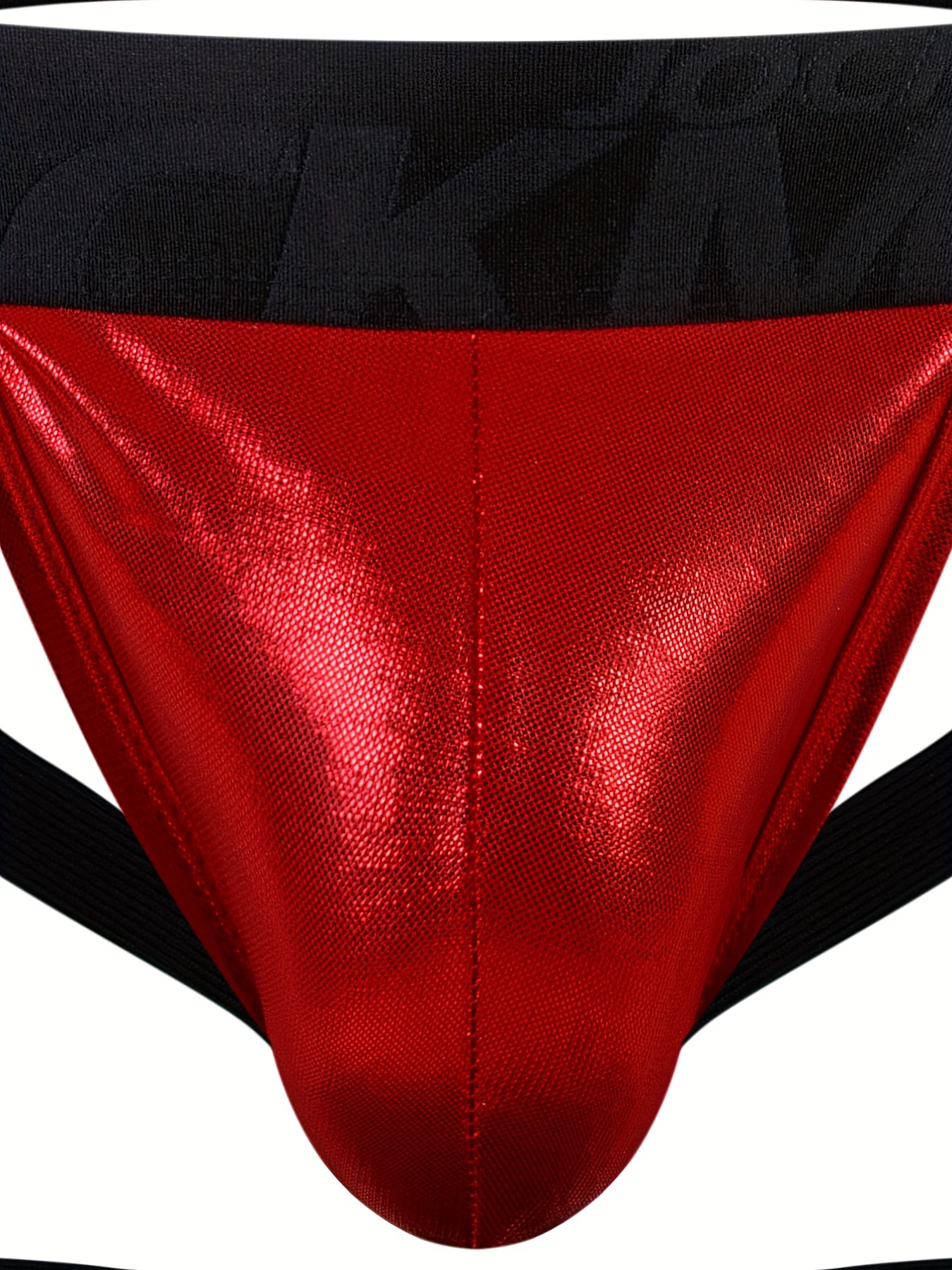 Sissy Women Crotchless Leather Latex Brief Short Panty Lingerie Bikini  Underwear