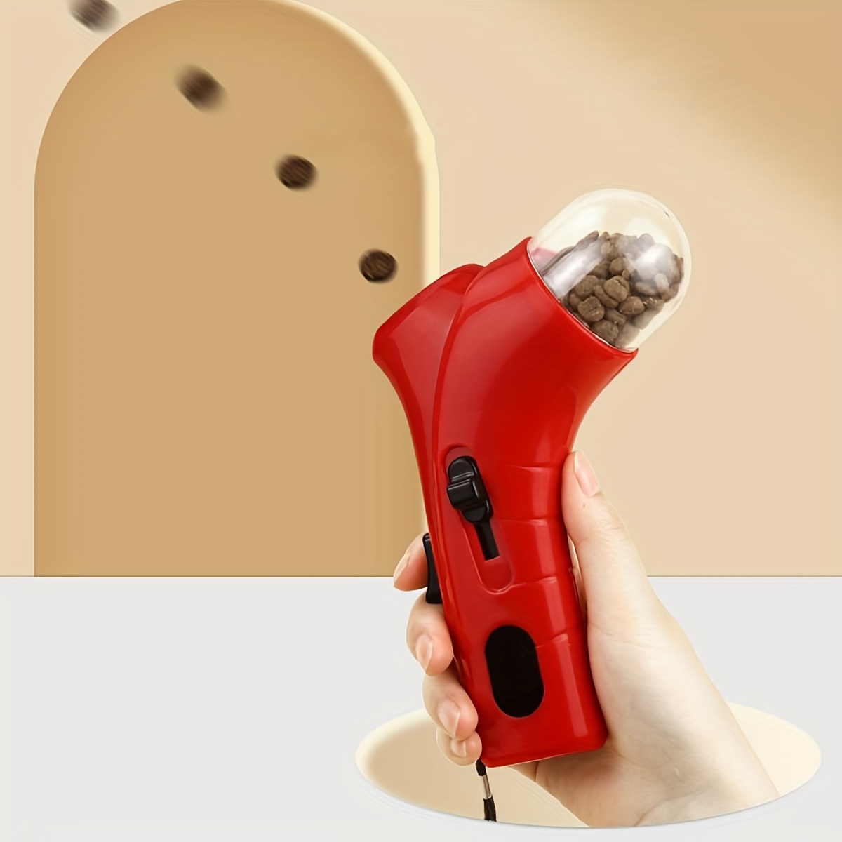 Handheld dog best sale treat dispenser