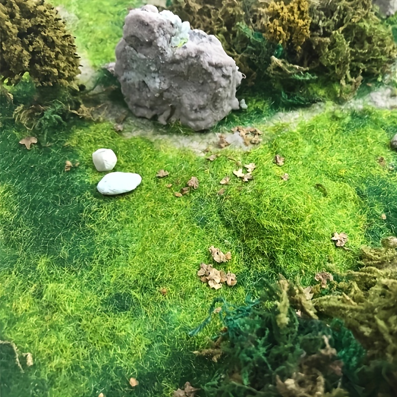 8-10MM Model Grass Diorama Sand Table Building Landscape Outdoor Scene  Platform Simulation Turf DIY Handicraft Material