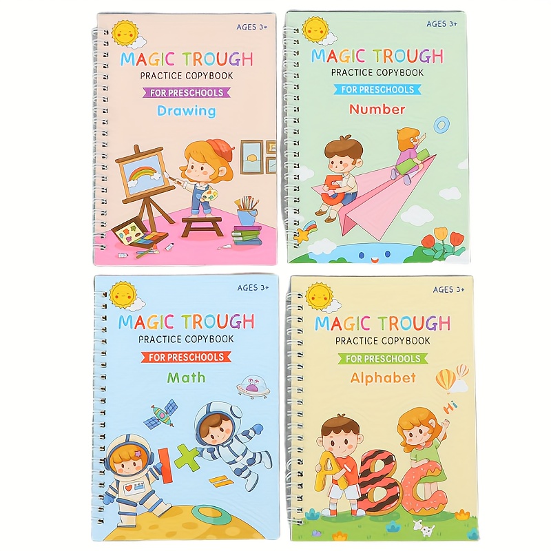 English Groove Magic Practice Copybook Children's Book - Temu
