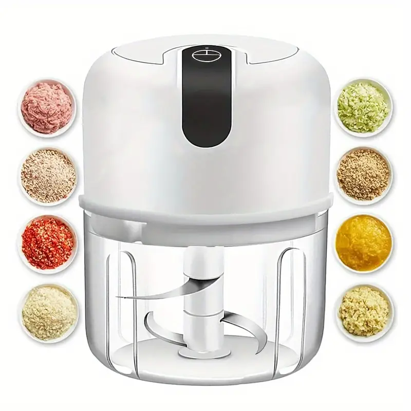 Portable Vegetable Chopper, Wireless Mini Chopper For Kitchen, Garlic  Mincer Food Processor For Chopping And Slicing Onion Ginger Veggies Spice,  Usb Rechargeable - Temu