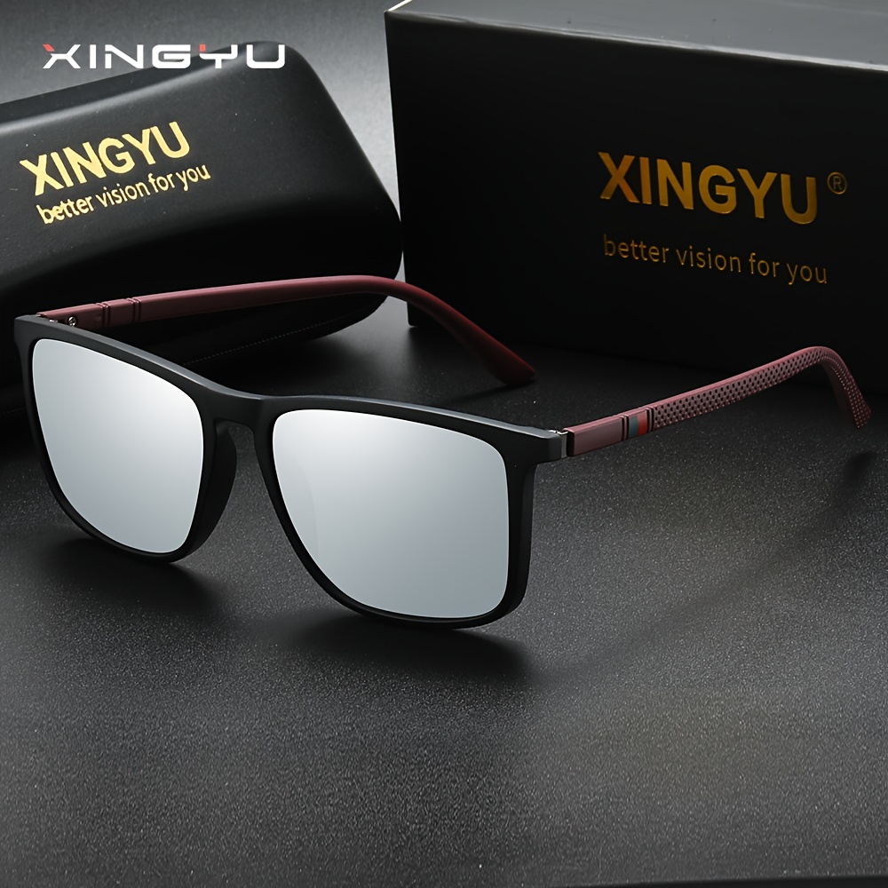 New Classic Premium Cool Rectangle Polarized Sunglasses For Men